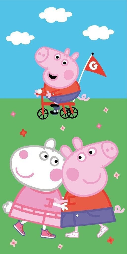 Peppa Pig (Pipsa Possu) PEP114 -pyyhe, 70 x 140 cm hinta ja tiedot | Pyyhkeet | hobbyhall.fi