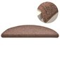 Porrasmatot 15 kpl ruskea 56x17x3 cm hinta ja tiedot | Isot matot | hobbyhall.fi