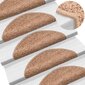 Porrasmatot 15 kpl 56x17x3 cm beige hinta ja tiedot | Isot matot | hobbyhall.fi