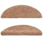 Porrasmatot 15 kpl 56x17x3 cm beige hinta ja tiedot | Isot matot | hobbyhall.fi