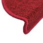 Porrasmatot 15 kpl Bordeaux'n punainen 56 x 17 x 3 cm hinta ja tiedot | Isot matot | hobbyhall.fi