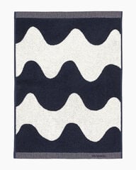 Marimekko Lokki -käsipyyhe, luonnonvalkoinen-tummansininen, 50 x 70 cm hinta ja tiedot | Pyyhkeet | hobbyhall.fi