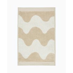 Marimekko Lokki -vieraspyyhe, beige, 30 x 50 cm hinta ja tiedot | Pyyhkeet | hobbyhall.fi