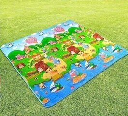 EDUCATIONAL FOAM MATTO, PAKSUT, KAKSIPUOLINEN TAITTAVA, 200x180cm LAHJA hinta ja tiedot | Leikkimatot | hobbyhall.fi