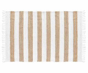 Sagane -juuttimatto, natural-valkoinen, 50 x 80 cm hinta ja tiedot | Isot matot | hobbyhall.fi