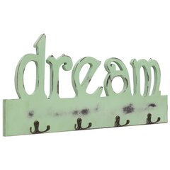 Seinälle kiinnitettävä naulakko DREAM 50x23 cm hinta ja tiedot | Naulakot | hobbyhall.fi