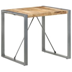 Ruokapöytä 80x80x75 cm karkea mangopuu hinta ja tiedot | Ruokapöydät | hobbyhall.fi