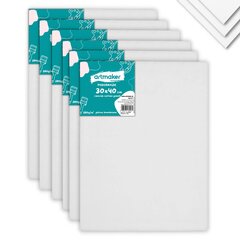 kankaalle 30x40 cm maalarin kankaalle SET OF 6 PACKSia hinta ja tiedot | Taide- ja askartelutarvikkeet | hobbyhall.fi