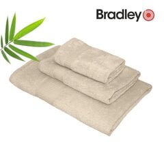 Bradley -bamboo vieraspyyhe, beige, 30 x 50 cm hinta ja tiedot | Pyyhkeet | hobbyhall.fi
