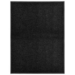Ovimatto musta 90x120 cm hinta ja tiedot | Ovimatot | hobbyhall.fi