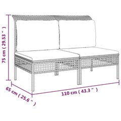 Ulkokalusteet , harmaa hinta ja tiedot | Puutarhakalusteet | hobbyhall.fi