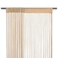 Johtoverhot, 2 kpl, 140x250cm, beige hinta ja tiedot | Verhot | hobbyhall.fi