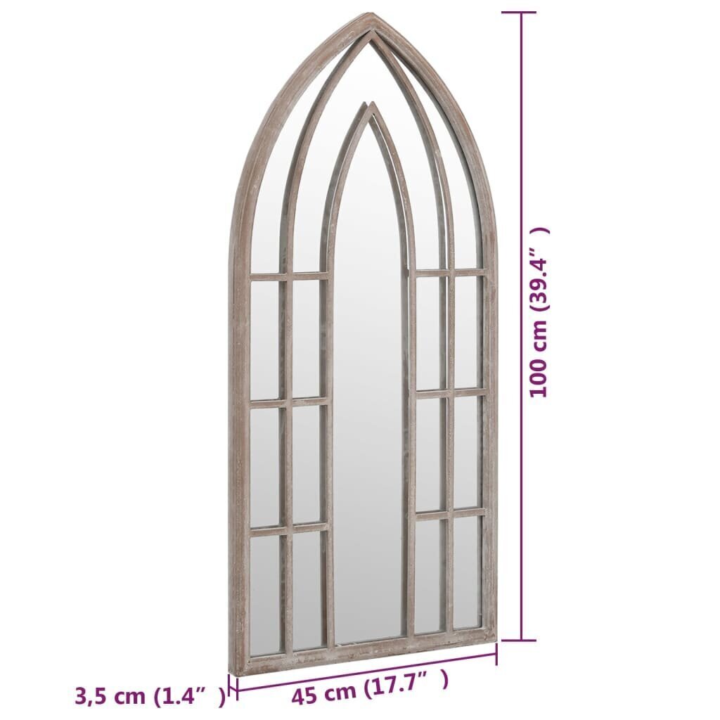 Peili hiekka 100x45 cm rauta sisäkäyttöön hinta ja tiedot | Peilit | hobbyhall.fi