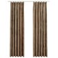 Pimennysverhot koukuilla 2 kpl sametti beige 140x225 cm hinta ja tiedot | Verhot | hobbyhall.fi