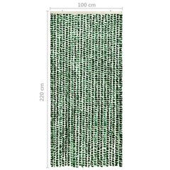 Hyönteisverho vihreä ja valkoinen 100x220 cm Chenille hinta ja tiedot | Hyttysverkot | hobbyhall.fi