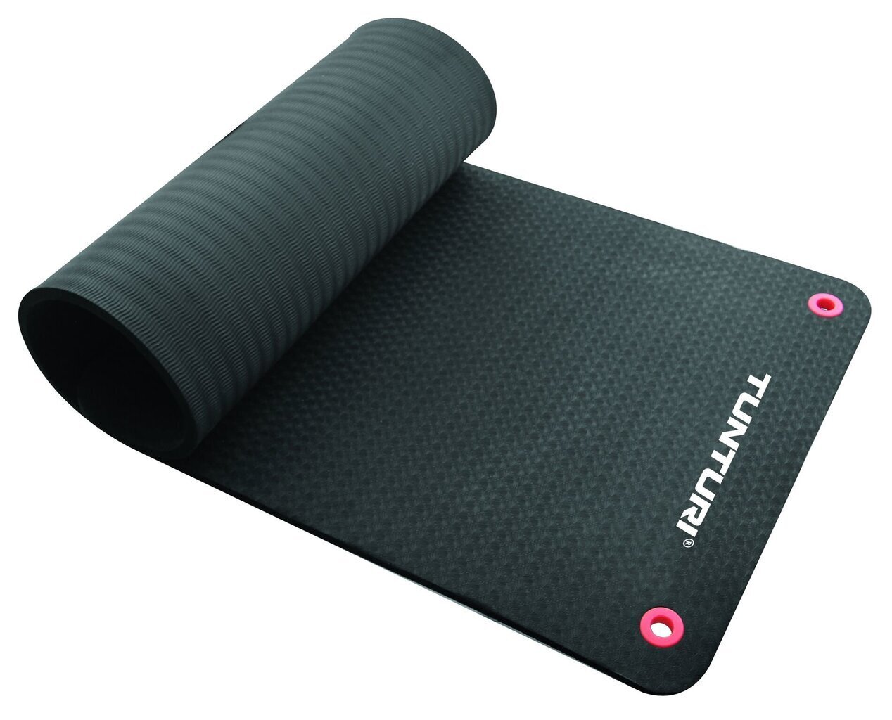 Treenimatto Tunturi Fitnessmat Pro 180x60x1,5 cm, musta hinta ja tiedot | Joogamatot | hobbyhall.fi