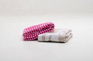 Lasten huivi, pinkki, 100 x 140 cm. hinta ja tiedot | Peitot | hobbyhall.fi
