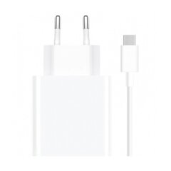 Xiaomi BHR6034EU1 USB-A-USB-C-yhdistelmälaturi, 120 W., valkoinen hinta ja tiedot | Puhelimen laturit | hobbyhall.fi