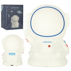 Silikoni LED yövalo "Astronautti", valkoinen hinta ja tiedot | Lastenhuoneen valaisimet | hobbyhall.fi