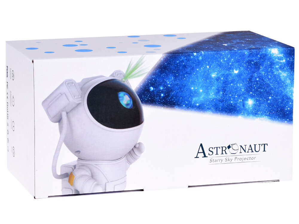 Kauko-ohjattava yövaloprojektori, astronautti hinta ja tiedot | Lastenhuoneen valaisimet | hobbyhall.fi