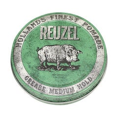 Reuzel Green Medium Hold Grease, hiusvaha 113g hinta ja tiedot | Reuzel Hiustenhoitotuotteet | hobbyhall.fi