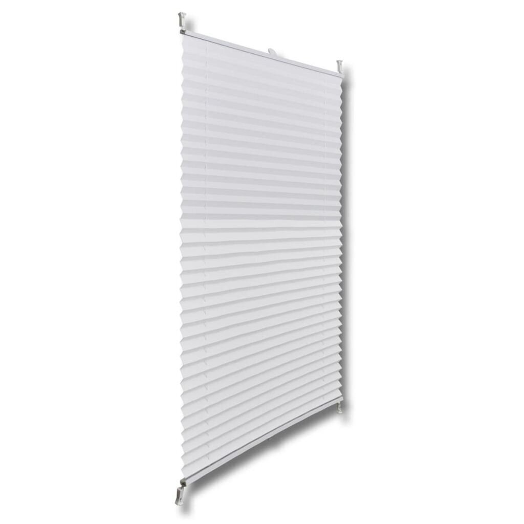 Plisse Kaihdin 80x100cm Valkoinen Laskosverhot hinta ja tiedot | Kaihtimet | hobbyhall.fi