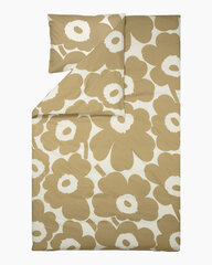 Marimekko Unikko -pussilakana, puuvilla, beige, 240 x 220 cm hinta ja tiedot | Pussilakanat ja tyynyliinat | hobbyhall.fi