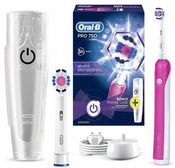 Oral-B Pro 750 -sähköhammasharja hinta ja tiedot | Sähköhammasharjat | hobbyhall.fi