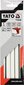 Kuumaliimapuikkoja valkoinen 11x200mm, 5 kpl. Yato (YT-82438) hinta ja tiedot | Käsityökalut | hobbyhall.fi