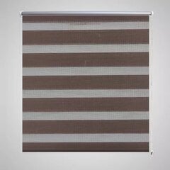 Zebra rullakaihdin 100 x 175 cm kahvinruskea hinta ja tiedot | Rullaverhot | hobbyhall.fi