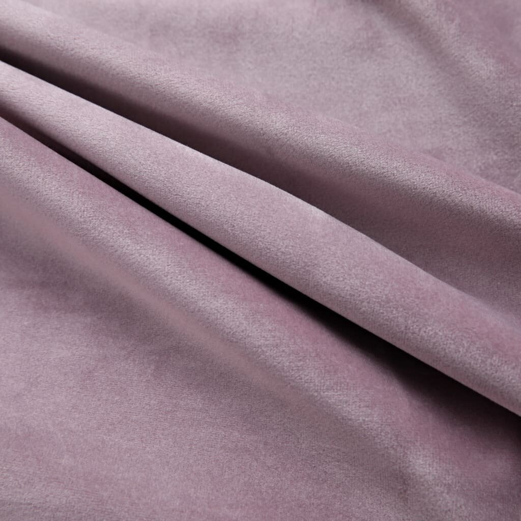 Pimennysverhot renkailla 2 kpl sametti pinkki 140x225 cm hinta ja tiedot | Verhot | hobbyhall.fi