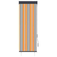 Ulkorullaverho 60x250 cm keltainen ja sininen hinta ja tiedot | Rullaverhot | hobbyhall.fi