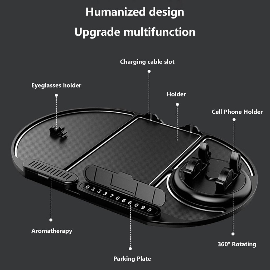 AutoGrip auton liukumaton puhelintyyny 6in1 hinta ja tiedot | Puhelintelineet | hobbyhall.fi