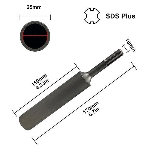 SDS-Plus maatangon ohjain, 16,67 mm hinta ja tiedot | Virtalähteet | hobbyhall.fi