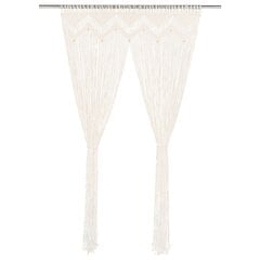 Macrame verho 140x240 cm puuvilla hinta ja tiedot | Verhot | hobbyhall.fi