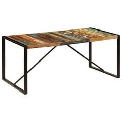 Ruokapöytä 180x90x75 cm uusiokäytetty puu hinta ja tiedot | Ruokapöydät | hobbyhall.fi