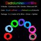 Valokaapeli 5x1m Neon Light hinta ja tiedot | LED-valonauhat | hobbyhall.fi