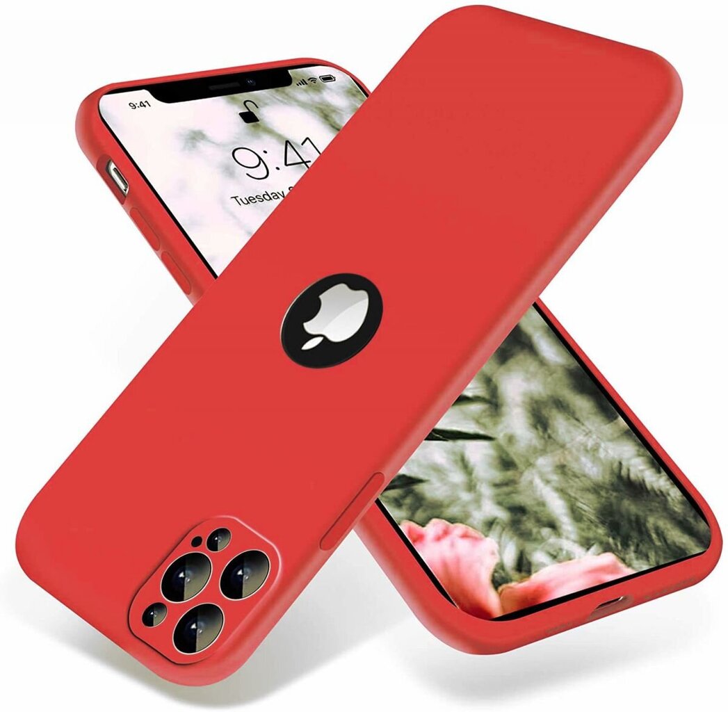 Forcell SOFT Puhelinkuori IPHONE 12 PRO MAX -puhelimelle, punainen hinta ja tiedot | Puhelimen kuoret ja kotelot | hobbyhall.fi