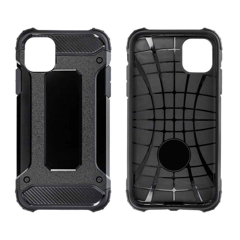 Suojus puhelimelle IPHONE 12 PRO MAX, Forcell ARMOR, musta hinta ja tiedot | Puhelimen kuoret ja kotelot | hobbyhall.fi