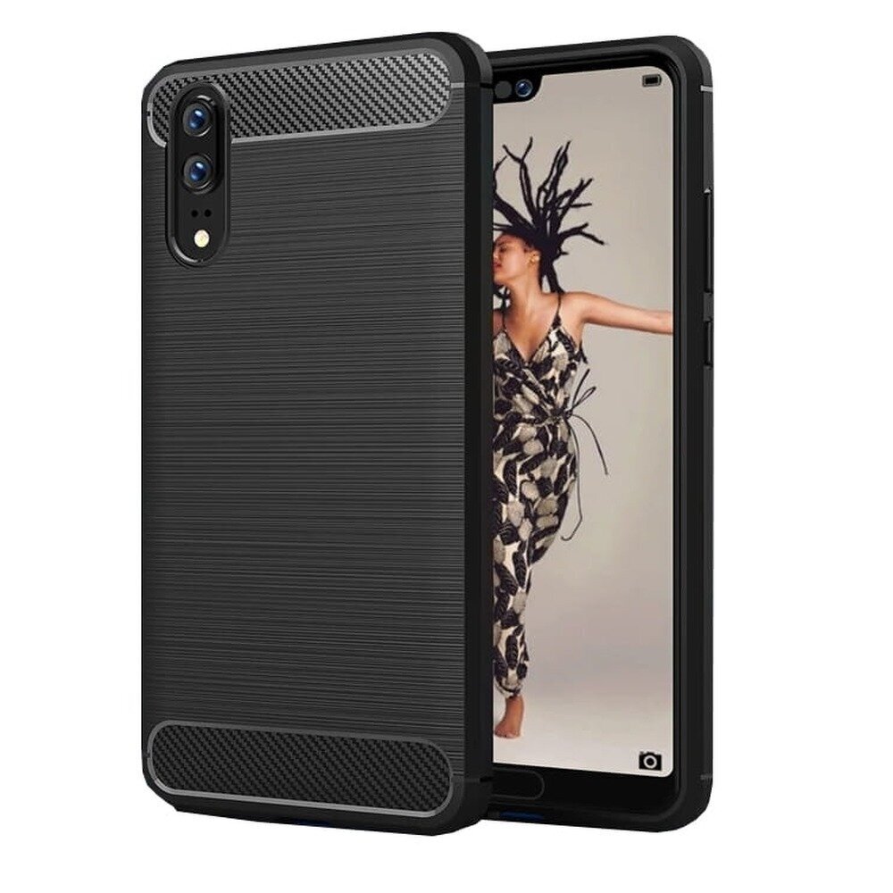 Puhelimen kuori Huawei P20 Prolle - Carbon, musta hinta ja tiedot | Puhelimen kuoret ja kotelot | hobbyhall.fi