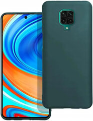 Matta kotelo XIAOMI Redmi NOTE 9 Pro vihreä hinta ja tiedot | Puhelimen kuoret ja kotelot | hobbyhall.fi