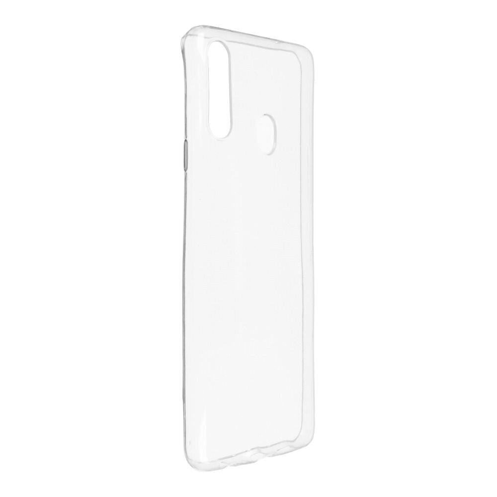 Takatasku Ultra Slim 0,3mm varten Samsung Galaxy A20S läpinäkyvä hinta ja tiedot | Puhelimen kuoret ja kotelot | hobbyhall.fi