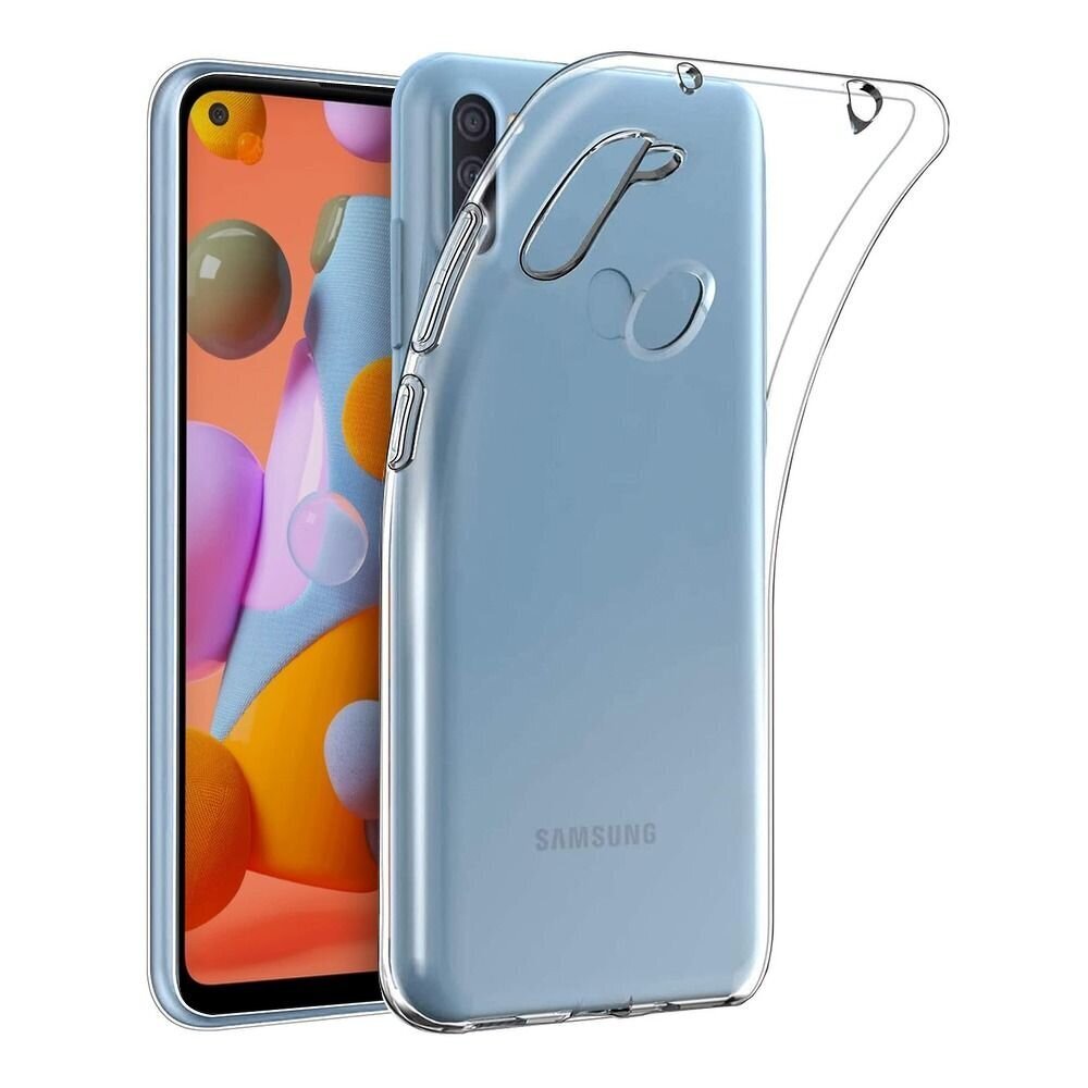 Takatasku Ultra Slim 0,5mm varten Samsung Galaxy A11 hinta ja tiedot | Puhelimen kuoret ja kotelot | hobbyhall.fi