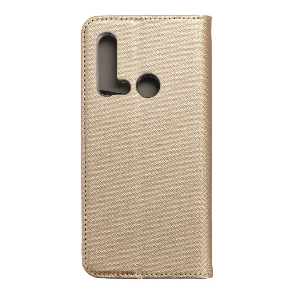 Smart Case Book varten Huawei P20 Lite 2019 kultainen hinta ja tiedot | Puhelimen kuoret ja kotelot | hobbyhall.fi