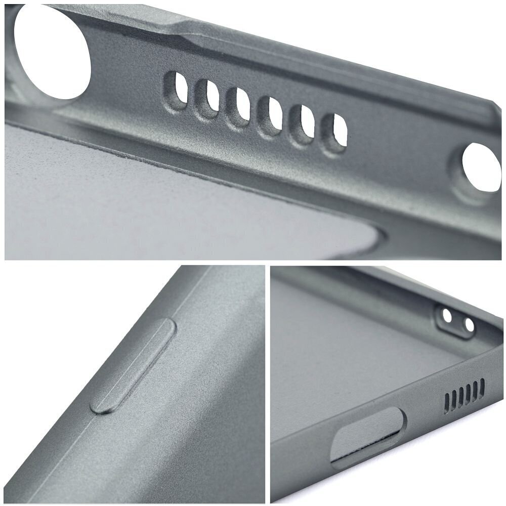 Metallic lompakko varten Iphone 15 Pro, harmaa hinta ja tiedot | Puhelimen kuoret ja kotelot | hobbyhall.fi