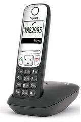 SIEMENS GIGASET A690 - DECT/GAP ilman puhelin, näyttö, handsfree, seznam 100 čísel, barva černá/ stříbrná hinta ja tiedot | Puhelintelineet | hobbyhall.fi