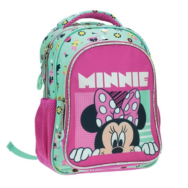 Koulureppu tytöille Disney Minnie, 31x24x12cm hinta ja tiedot | Koulureput ja -laukut | hobbyhall.fi