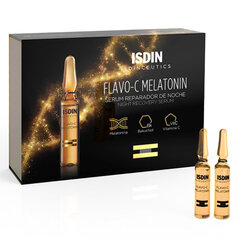 Yöseerumi Isdin Isdinceutics Flavo-C Melatonin Repair Night Serum, 30x2ml hinta ja tiedot | Kasvoöljyt ja seerumit | hobbyhall.fi