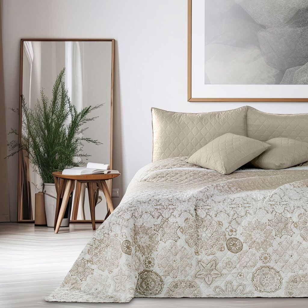 Decoking Alhambra -päiväpeite, beige 170x270 hinta ja tiedot | Päiväpeitot ja huovat | hobbyhall.fi