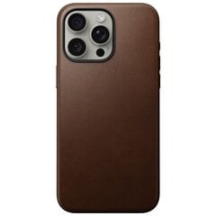 Nomad Modern Leather Case, brown - iPhone 15 Pro Max hinta ja tiedot | Puhelimen kuoret ja kotelot | hobbyhall.fi